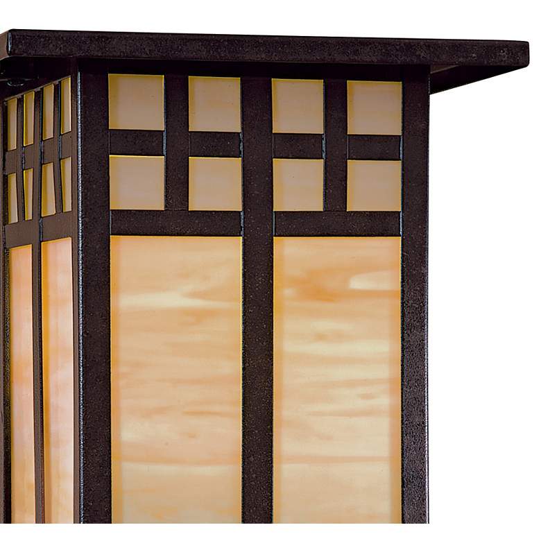 Image 4 Minka Scottsdale 13 1/4" High French Bronze Outdoor Post Lantern more views