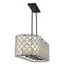 3_Minka Sheer Elegance 48" Wide Coal 10-Light Oval Island Chandelier more views