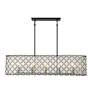 5_Minka Sheer Elegance 48" Wide Coal 10-Light Oval Island Chandelier more views