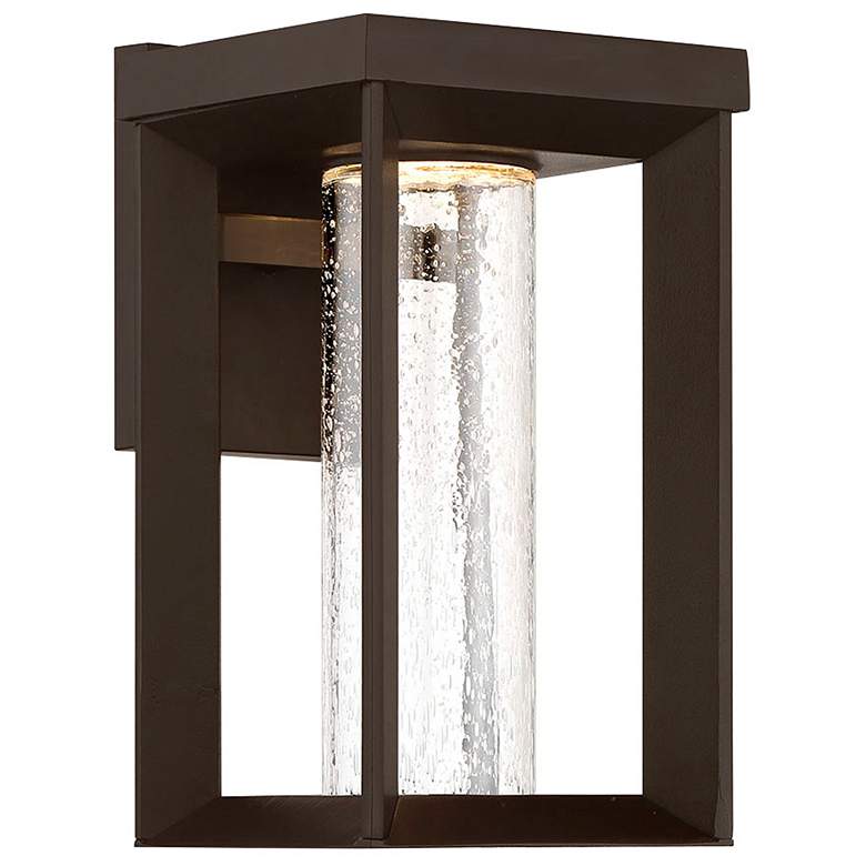 Image 1 Minka Shore Pointe 13" High Oil Rubbed Bronze LED Outdoor Wall Light