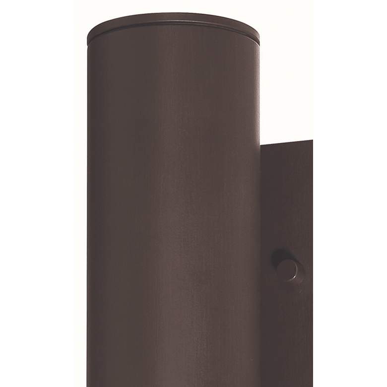 Image 2 Minka Skyline 7 3/4" High Modern LED Bronze Outdoor Wall Light more views