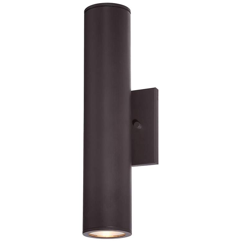 Image 2 Minka Skyline LED 14 1/2" High Bronze Outdoor Up/Down Wall Light