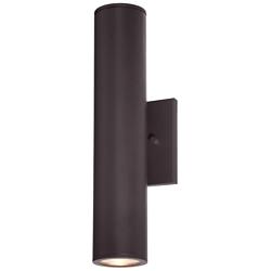 Minka Skyline LED 14 1/2" High Bronze Outdoor Up/Down Wall Light