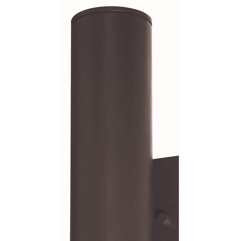 Image 3 Minka Skyline LED 14 1/2" High Bronze Outdoor Up/Down Wall Light more views