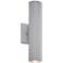 Minka Skyline LED 14 1/2" High Silver Aluminum Outdoor Wall Light