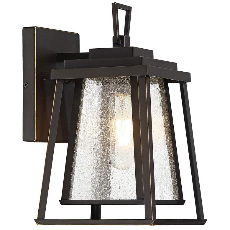 Image 1 Minka Sleepy Hollow 11 1/2" High Dakota Bronze Outdoor Wall Light