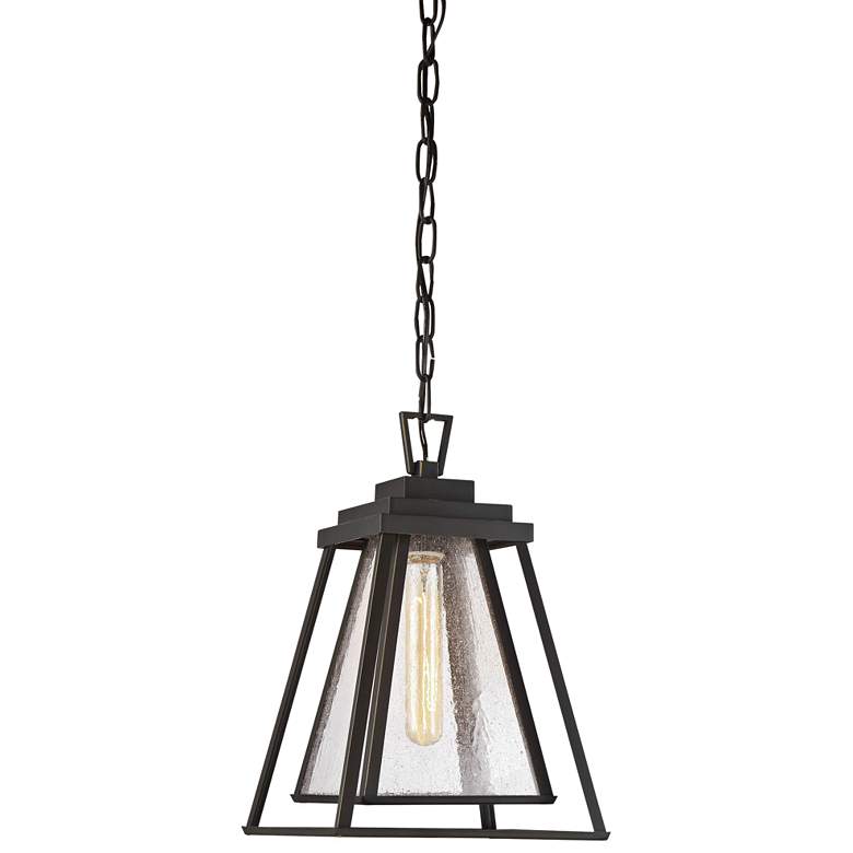 Image 1 Minka Sleepy Hollow 14 1/4"H Dakota Bronze Outdoor Hanging Light