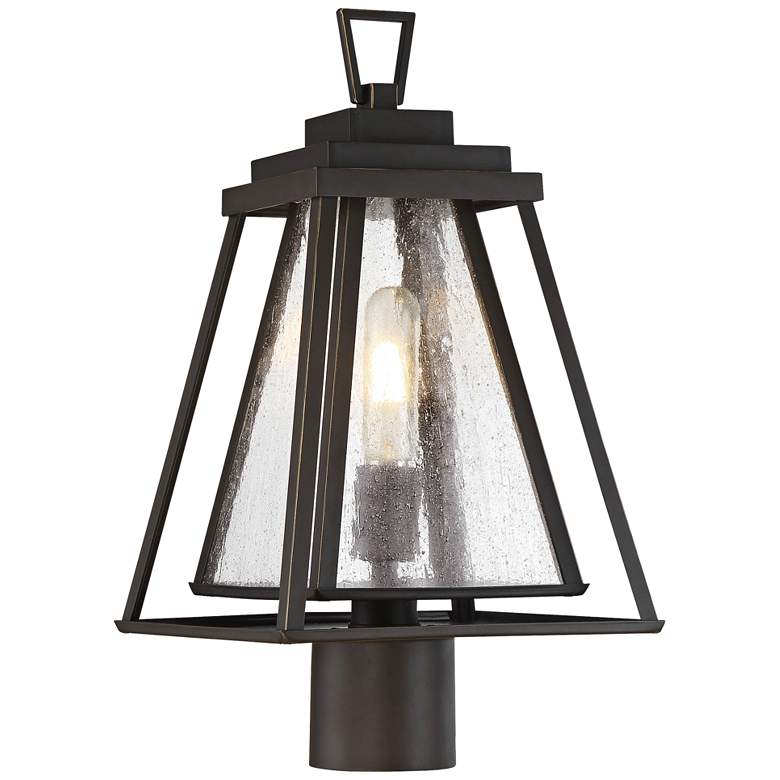 Image 1 Minka Sleepy Hollow 17 1/4" High Dakota Bronze Outdoor Post Light