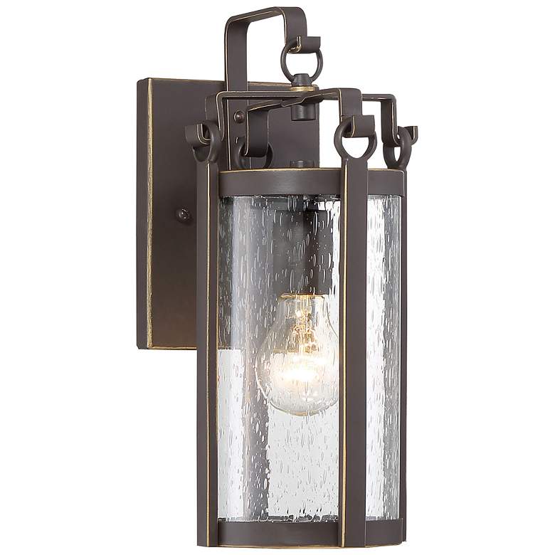 Image 1 Minka Somerset Lane 14 1/4" High Dakota Bronze Outdoor Wall Light