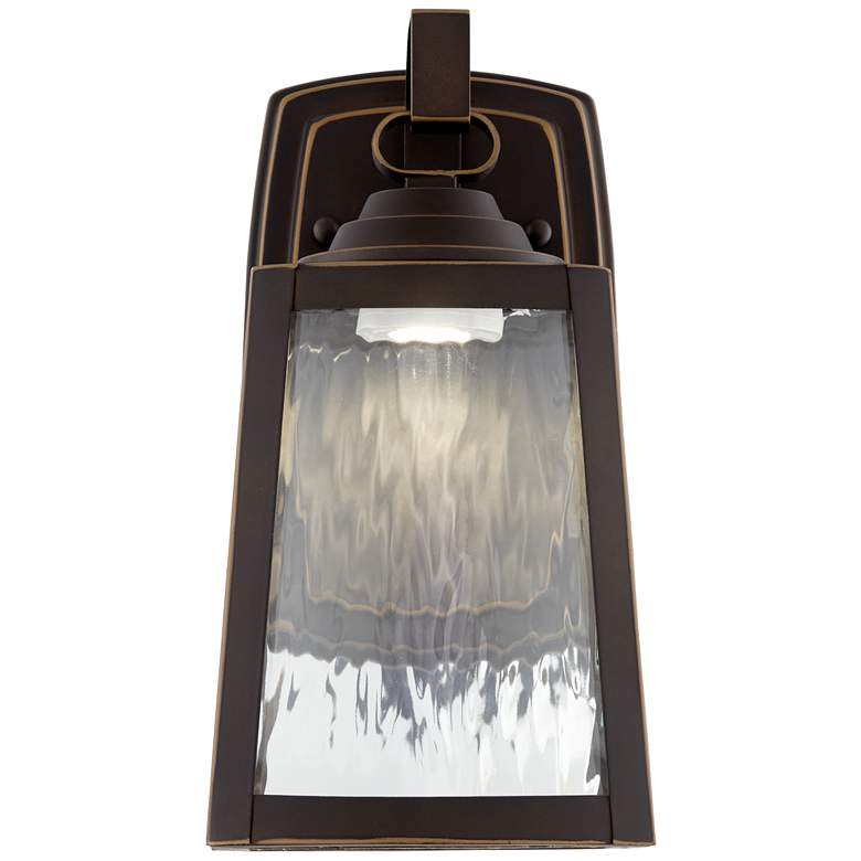 Image 3 Minka Talera 10 3/4" High LED Bronze Outdoor Wall Light more views