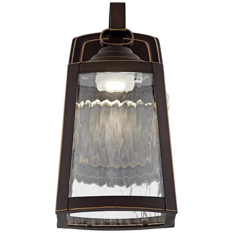 Image 4 Minka Talera 10 3/4" High LED Bronze Outdoor Wall Light more views