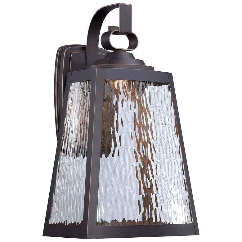 Image 1 Minka Talera 15 3/4" High LED Bronze Outdoor Wall Light