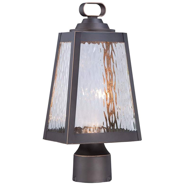 Image 2 Minka Talera 15" High LED Bronze Outdoor Post Light