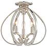 2_Minka Tilbury 14" Wide 3-Light Polished Nickel Ceiling Light