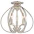 Minka Tilbury 14" Wide 3-Light Polished Nickel Ceiling Light