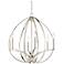 Minka Tilbury 24" Wide Polished Nickel 6-Light Chandelier