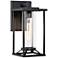 Minka Trescott 14 1/4" High Black Outdoor Wall Light