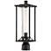 Minka Trescott 20" High Linear Black Outdoor Post Light