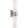 Minka Tube Brushed Nickel 18 1/2" High Wall Sconce