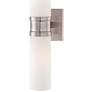 2_Minka Tube Brushed Nickel 18 1/2" High Wall Sconce more views