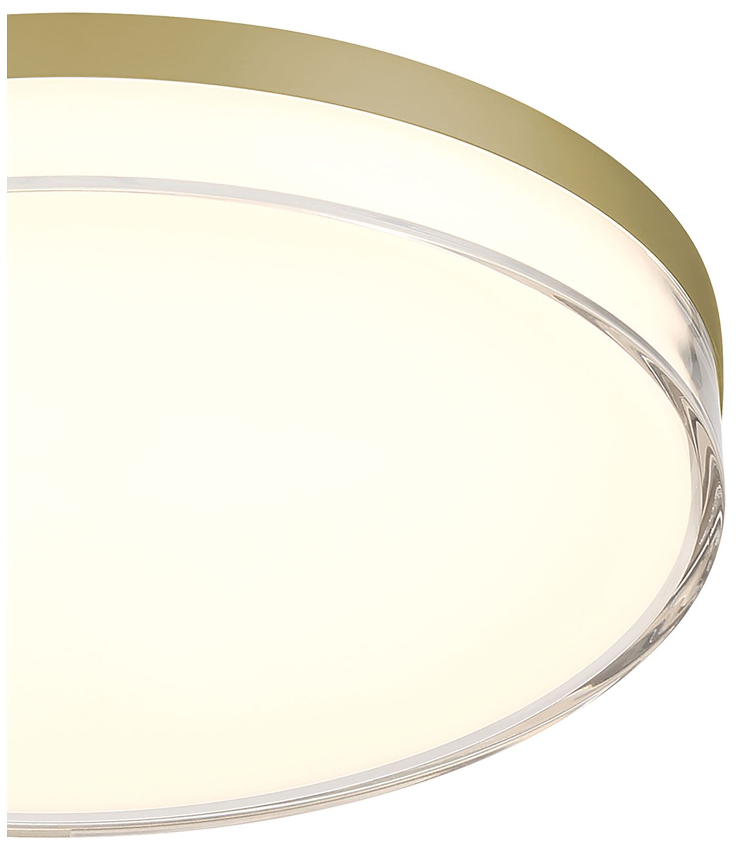 Image 3 Minka Vantage 11" Wide LED Ashen Brass Flush Mount Ceiling Light more views