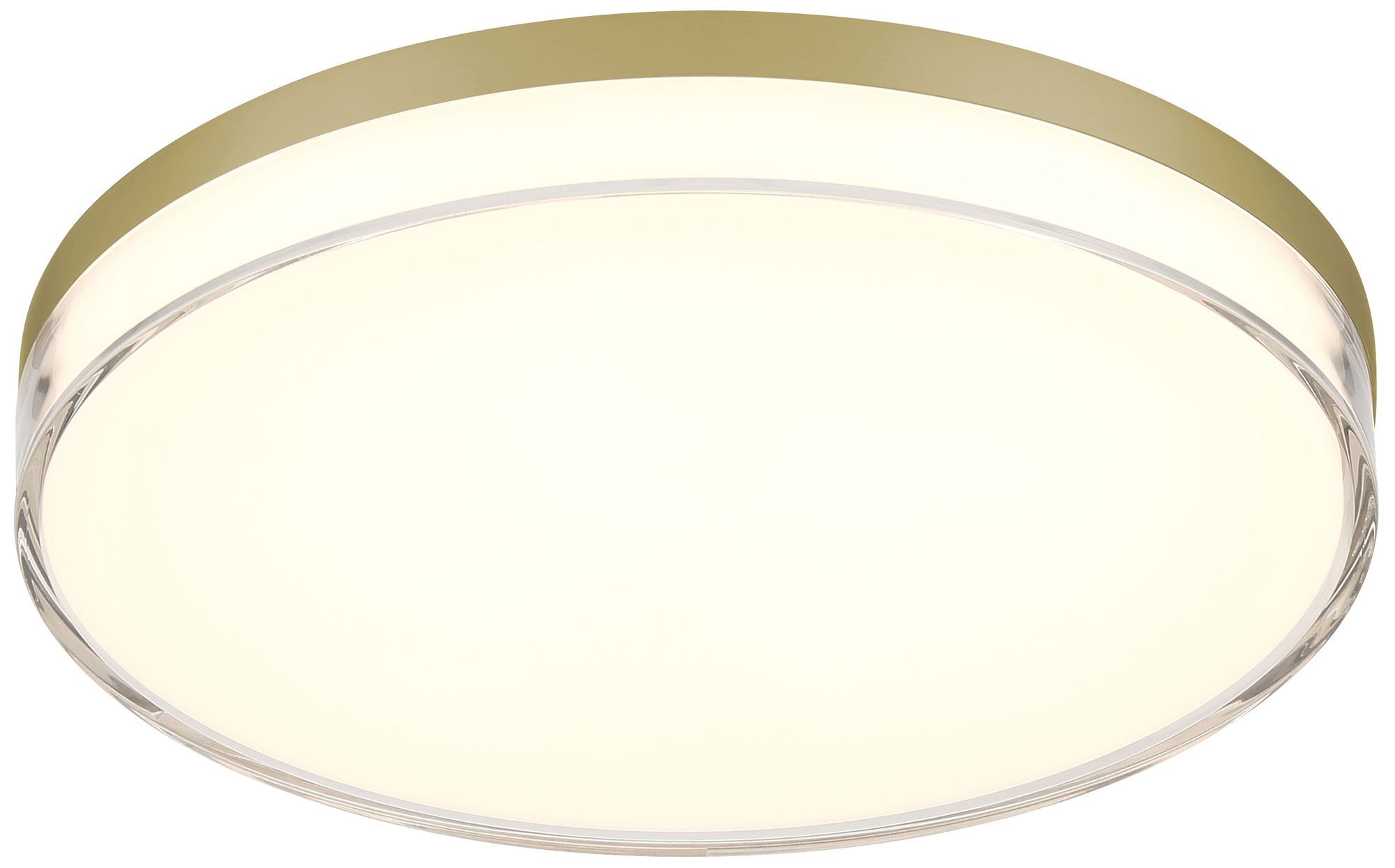 Image 6 Minka Vantage 11" Wide LED Ashen Brass Flush Mount Ceiling Light more views