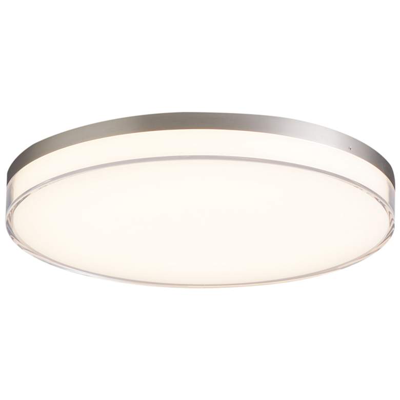 Image 1 Minka Vantage 13" Wide Brushed Nickel Metal LED Ceiling Light