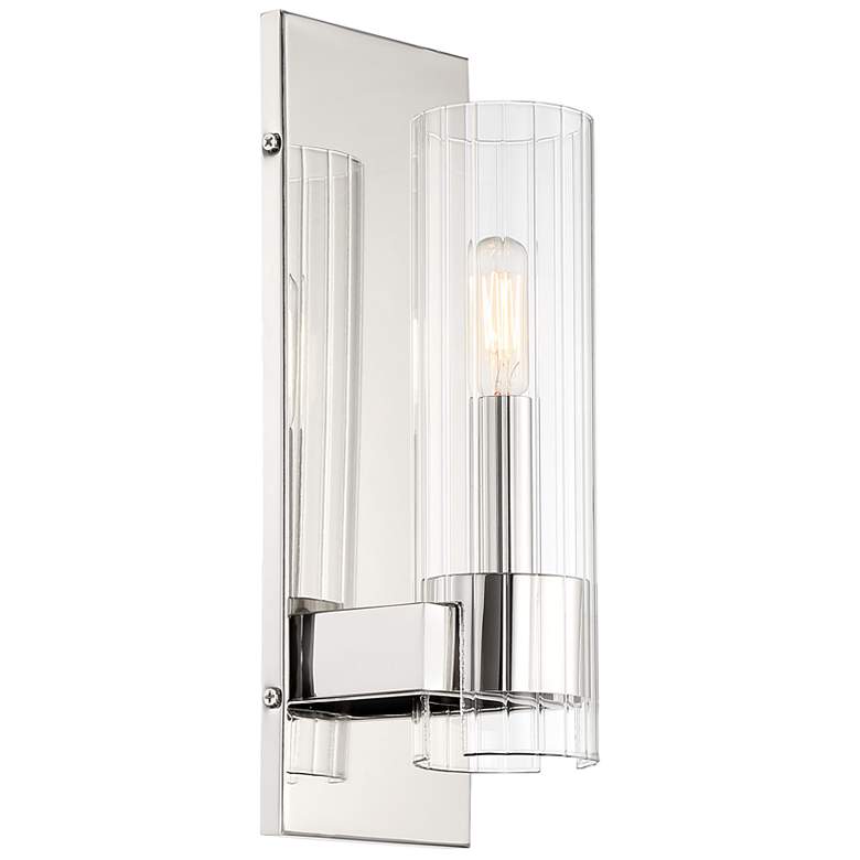 Image 2 Minka Vernon Place 5" Wide Modern Chrome Bath Light