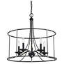 1_Minka Westchester County 25" Wide Sand Coal 5-Light Chandelier