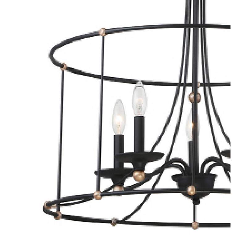 Image 2 Minka Westchester County 25" Wide Sand Coal 5-Light Chandelier more views