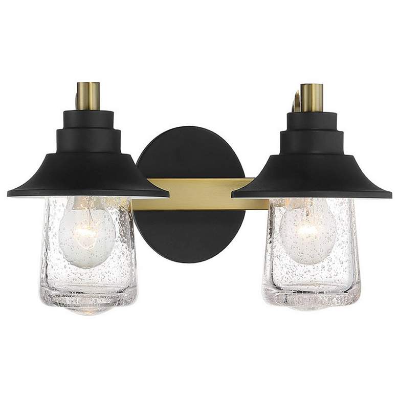 Image 1 Minka Westfield Manor 15 1/2" Wide 2-Light Industrial Bath Light
