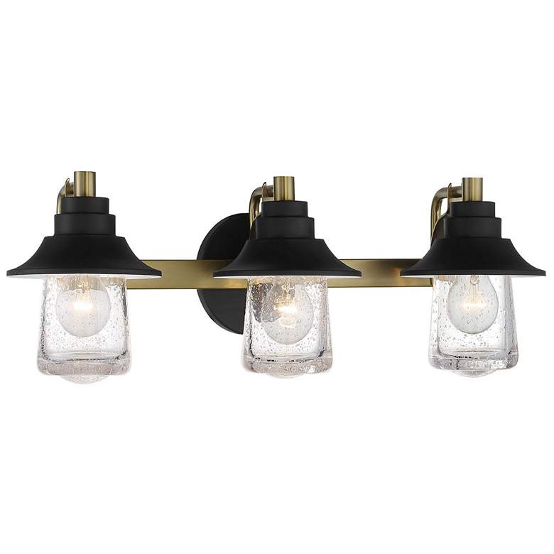 Image 1 Minka Westfield Manor 24 1/2" 3-Light Industrial Bath Light