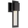Thumbnail1 of Minka Westgate 13" High 1-Light Black Finish Modern Outdoor Wall Mount