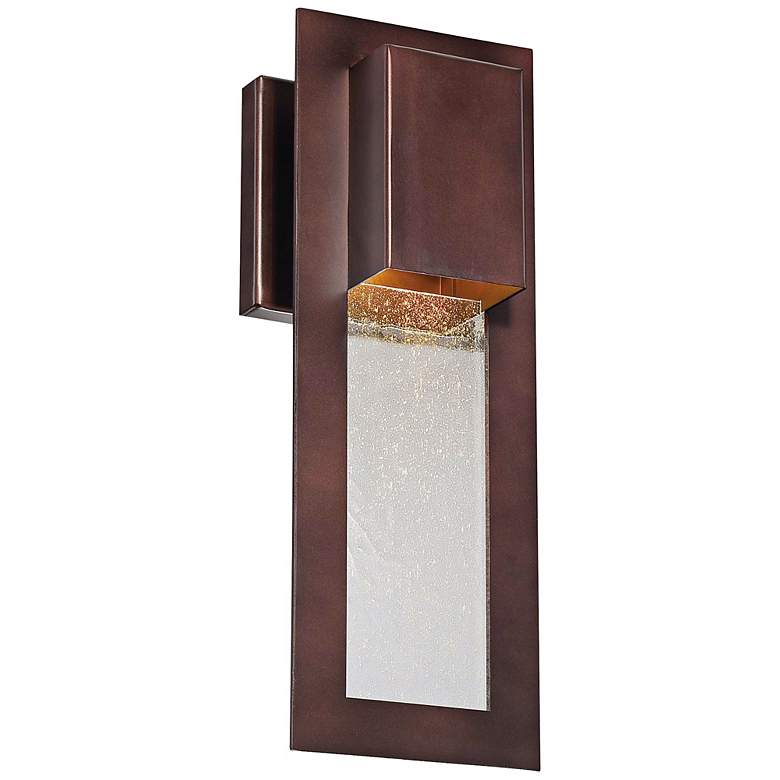 Image 1 Minka Westgate 13" High Bronze Outdoor Wall Sconce