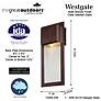 5_Minka Westgate 15 3/4" High Bronze Outdoor Wall Sconce more views