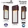 7_Minka Westgate 15 3/4" High Bronze Outdoor Wall Sconce more views