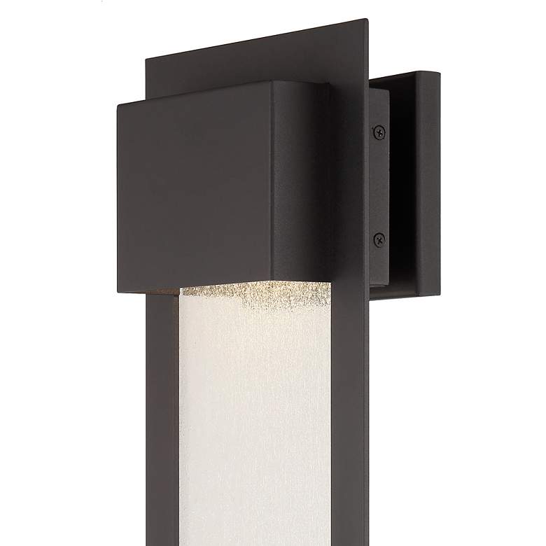 Image 2 Minka Westgate 20" High Sand Coal Outdoor LED Wall Light more views