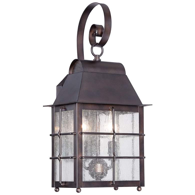 Image 1 Minka Willow Pointe 19 inch High Bronze Outdoor Wall Light