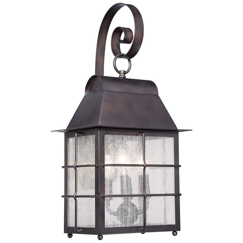 Image 1 Minka Willow Pointe 22 inch High Bronze Outdoor Wall Light