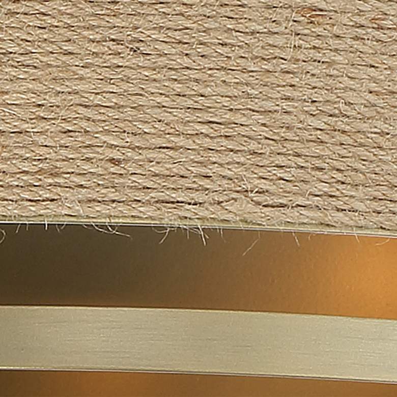 Image 3 Minka Windward Passage 20 1/2 Soft Brass and Natural Rope Ceiling Light more views