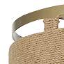 4_Minka Windward Passage 20 1/2 Soft Brass and Natural Rope Ceiling Light more views