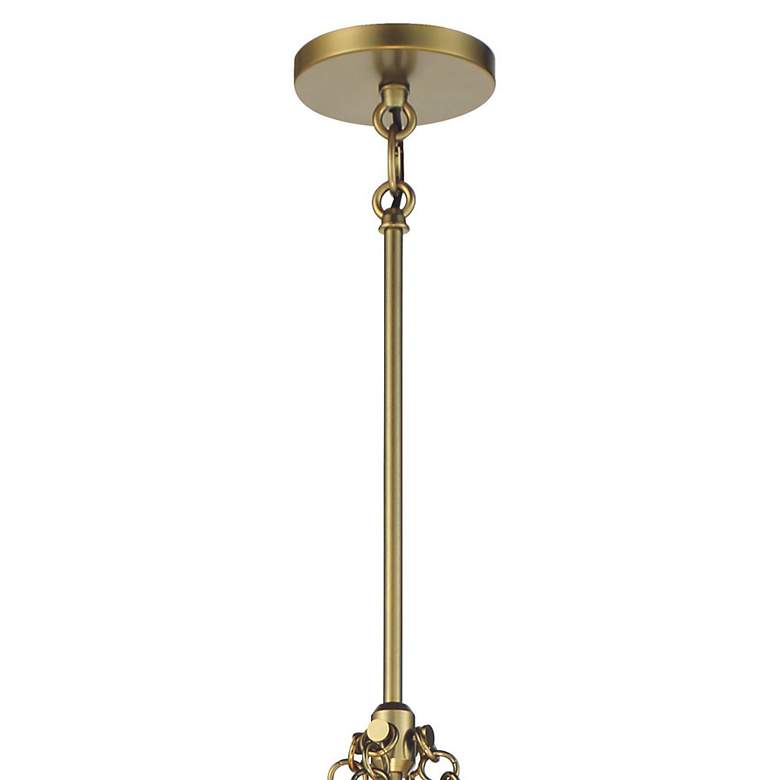 Image 5 Minka Windward Passage 26 1/2" Brass and Natural Rope 6-Light Pendant more views
