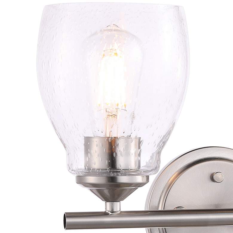 Image 2 Minka Winsley 10" High Brushed Nickel Metal 2-Light Wall Sconce more views