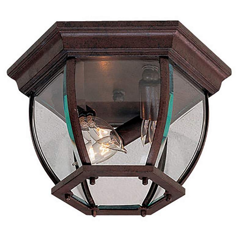 Image 1 Minka Wyndmere 10 3/4" Wide 3-Light Antique Bronze Flush Mount