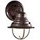 Minka Wyndmere 9" High Industrial Bronze Outdoor Wall Light