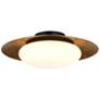 1_Minka Zinola 18" Wide Halcyon Gold Sand Coal Modern LED Ceiling Light