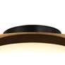 3_Minka Zinola 18" Wide Halcyon Gold Sand Coal Modern LED Ceiling Light more views