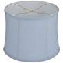 Minna Blue Softback Drum Lamp Shade 12x13x10 (Washer)