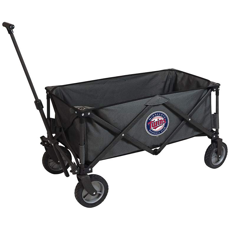 Image 1 Minnesota Twins Adventure Gray Folding Wagon