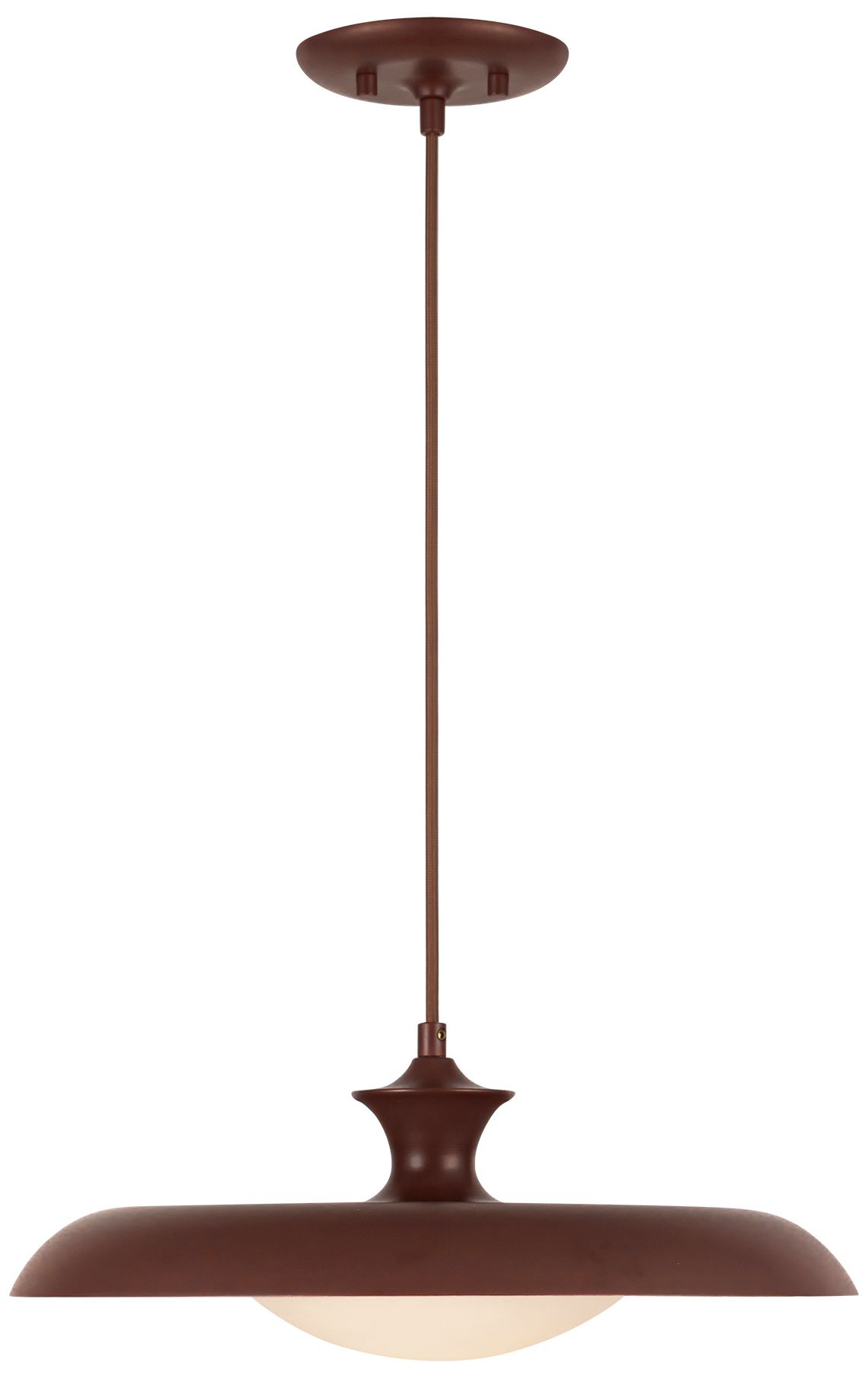 Image 2 Minori 15 1/2" Wide Burgundy Pendant Light